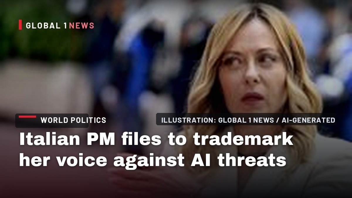 Italian PM files to trademark her voice against AI threats