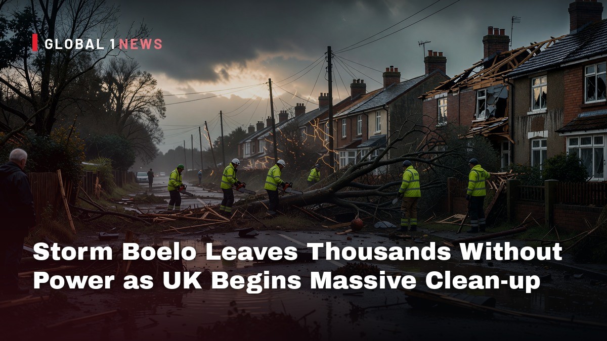 Storm Boelo Leaves Thousands Without Power as UK Begins Massive Clean‑up