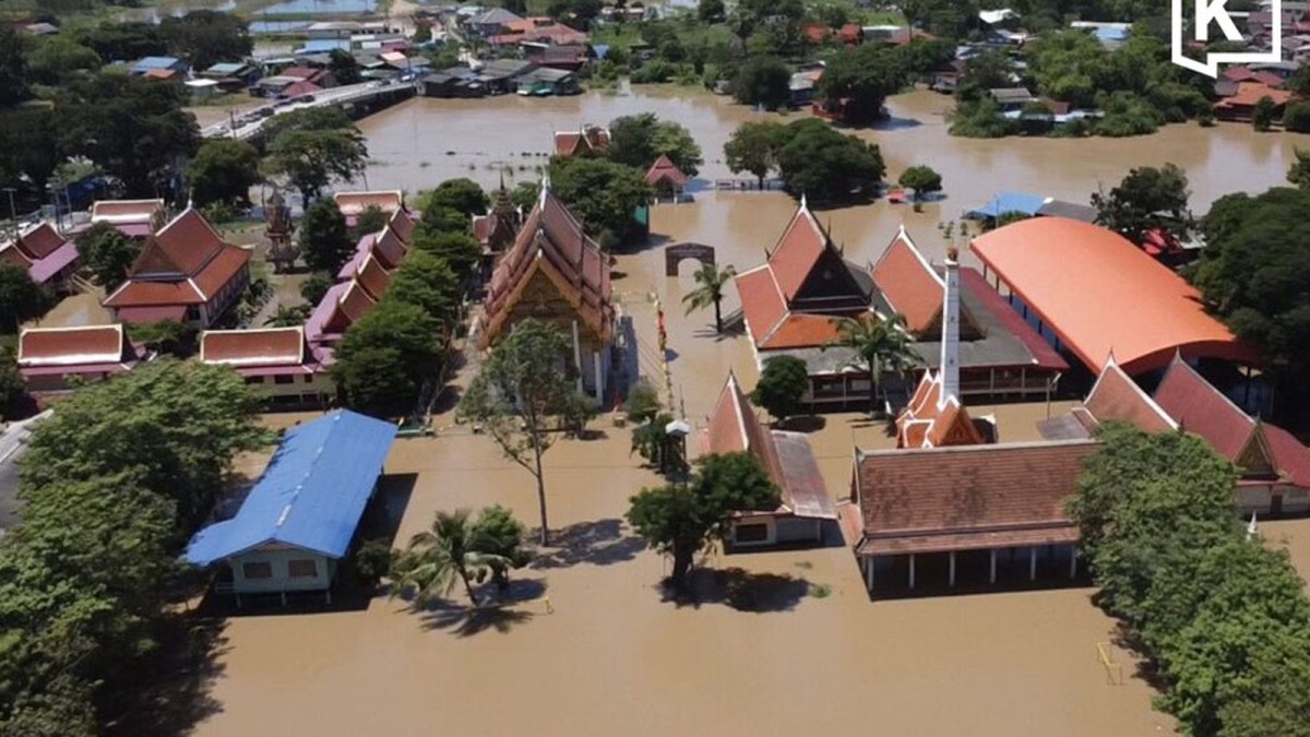 Ayutthaya riverside areas warned of 10cm water rise