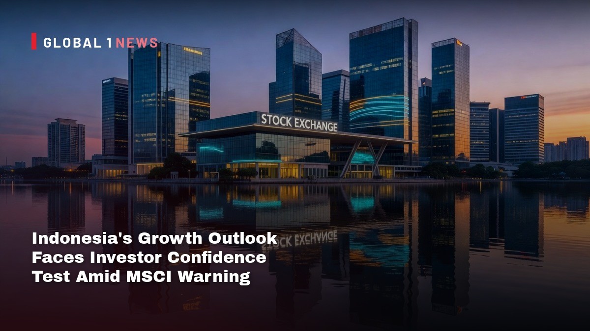 Indonesia’s Growth Outlook Faces Investor Confidence Test Amid MSCI Warning