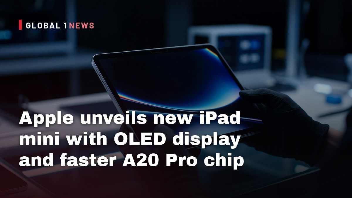 Apple unveils new iPad mini with OLED display and faster A20 Pro chip