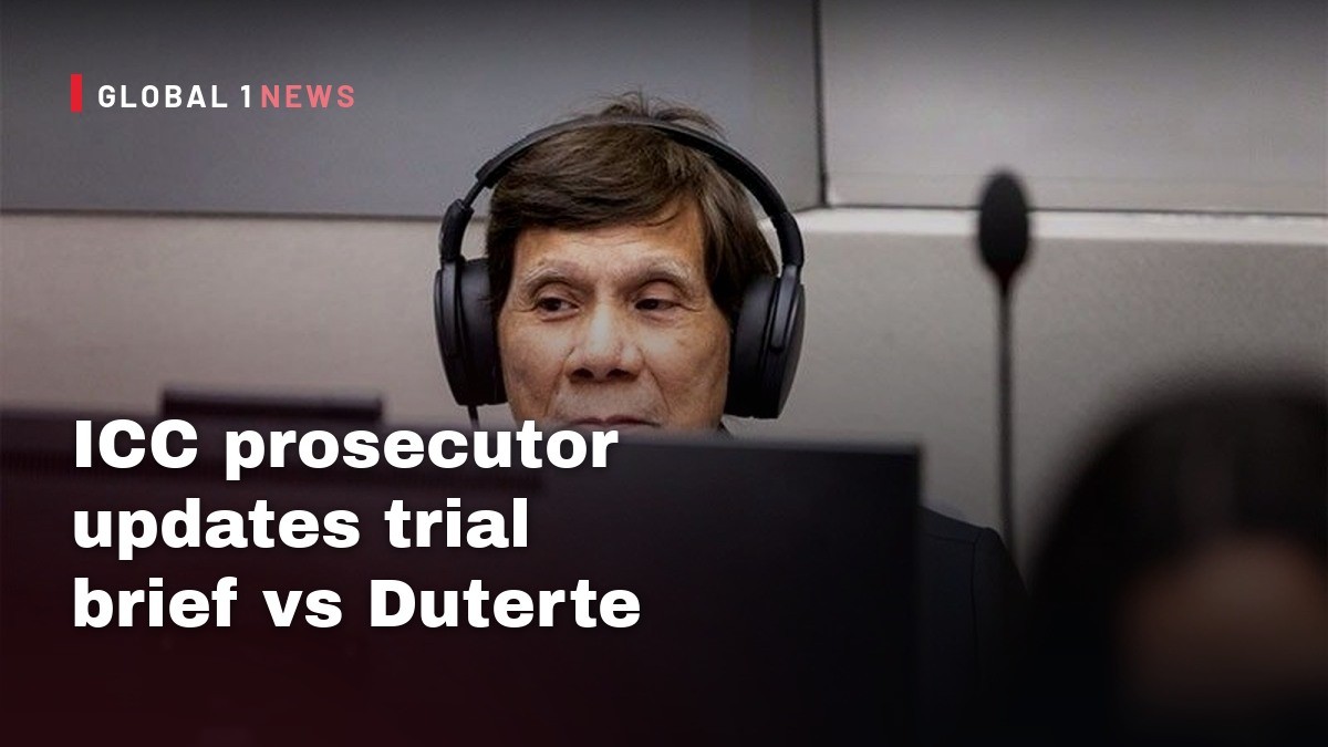 ICC prosecutor updates trial brief vs Duterte