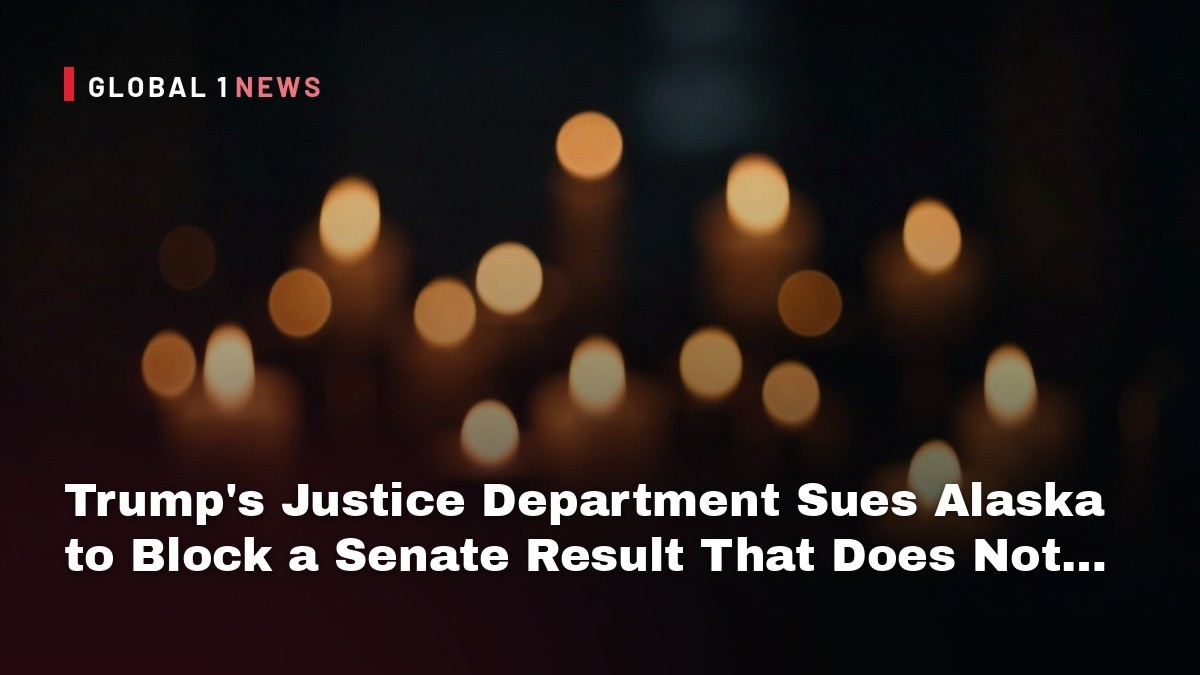 Trump's Justice Department Sues Alaska to Block a Senate Result That Does Not Exist Yet