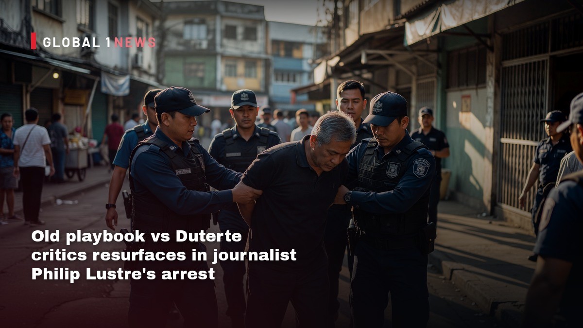 Old playbook vs Duterte critics resurfaces in journalist Philip Lustre's arrest