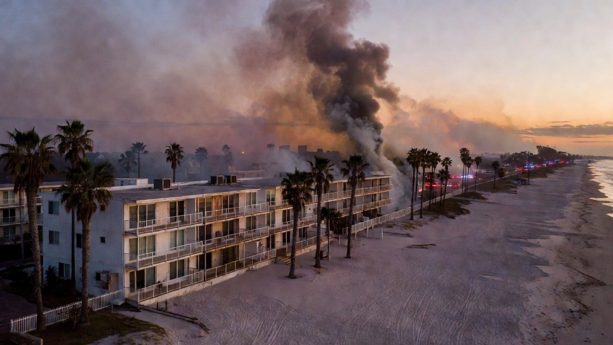 Deadly Blaze Engulfs Bangladesh Beach Resort, Ten Killed