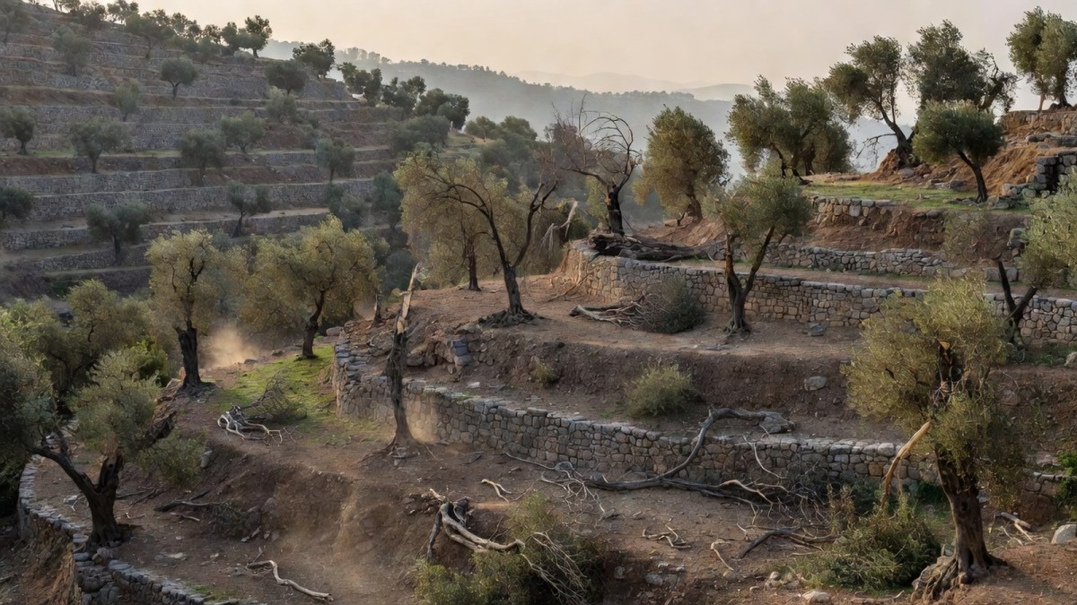 Israeli Strikes Devastate Olive Groves in Southern Lebanon, Threatening Food Security