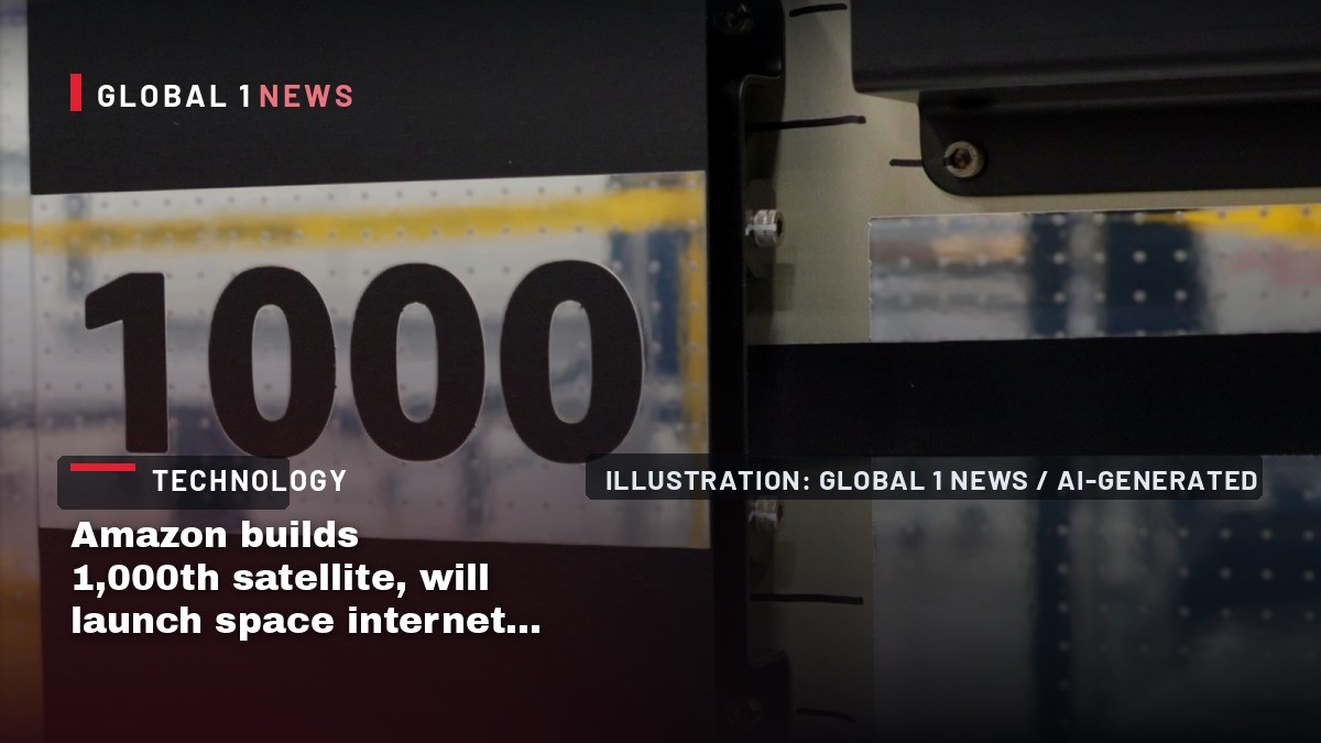 Amazon builds 1,000th satellite, will launch space internet service by end of year