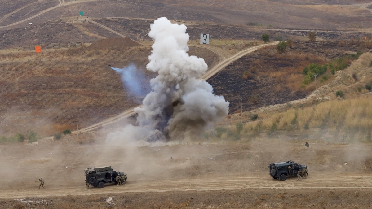 Turkish defense chief attends major joint military drills in Azerbaijan