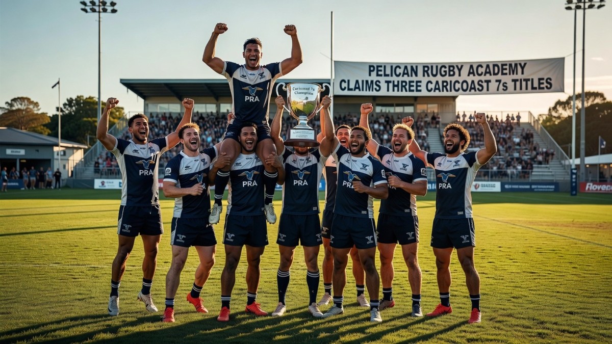 Pelican Rugby Academy claims three Caricoast 7s titles