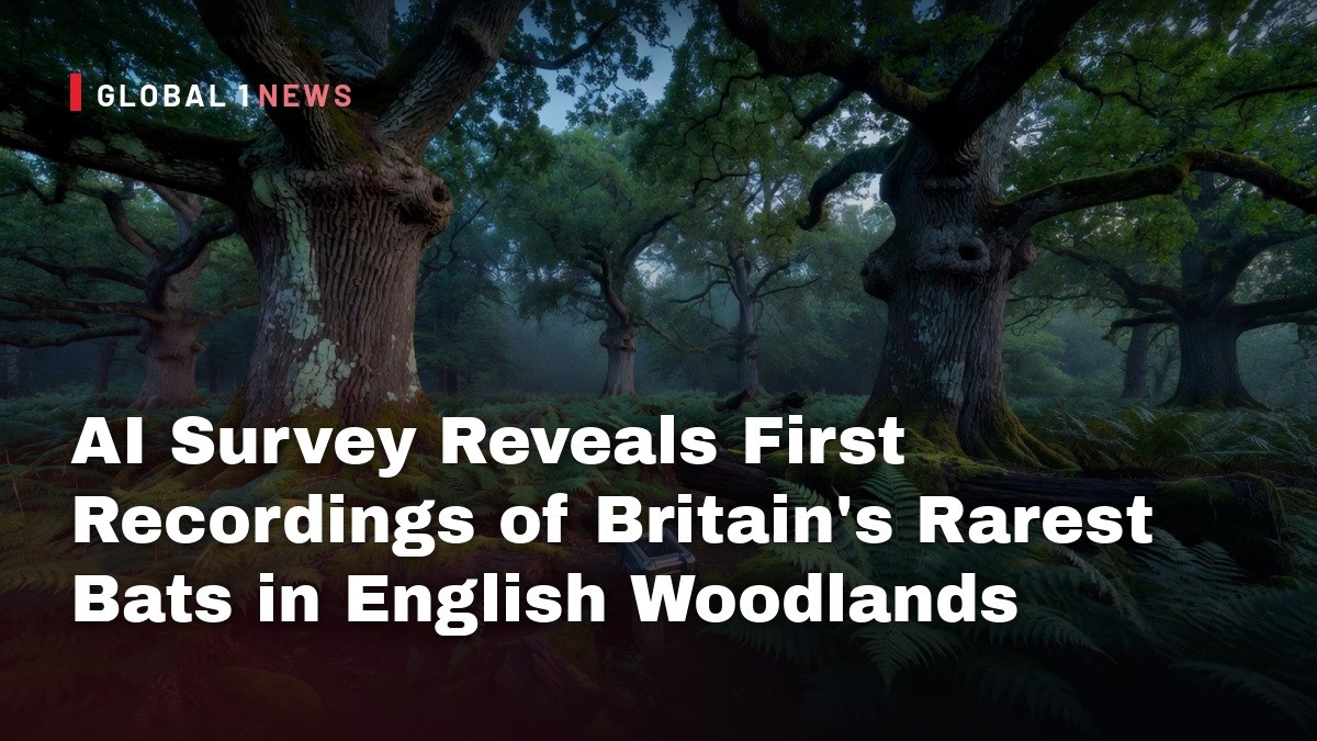 AI Survey Reveals First Recordings of Britain’s Rarest Bats in English Woodlands