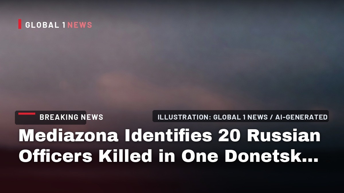 Mediazona Identifies 20 Russian Officers Killed in One Donetsk Strike