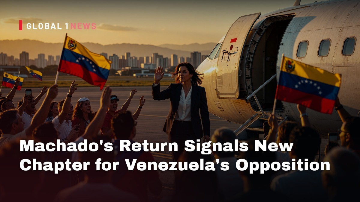 Machado’s Return Signals New Chapter for Venezuela’s Opposition