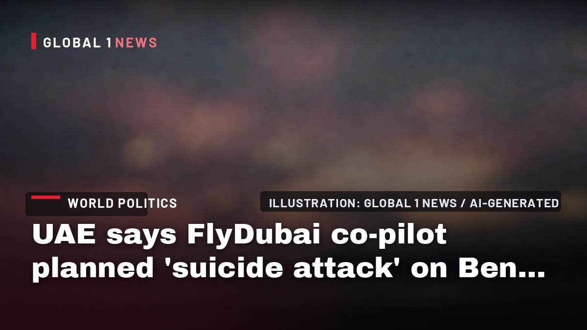 UAE says FlyDubai co-pilot planned ‘suicide attack’ on Ben Gurion Airport