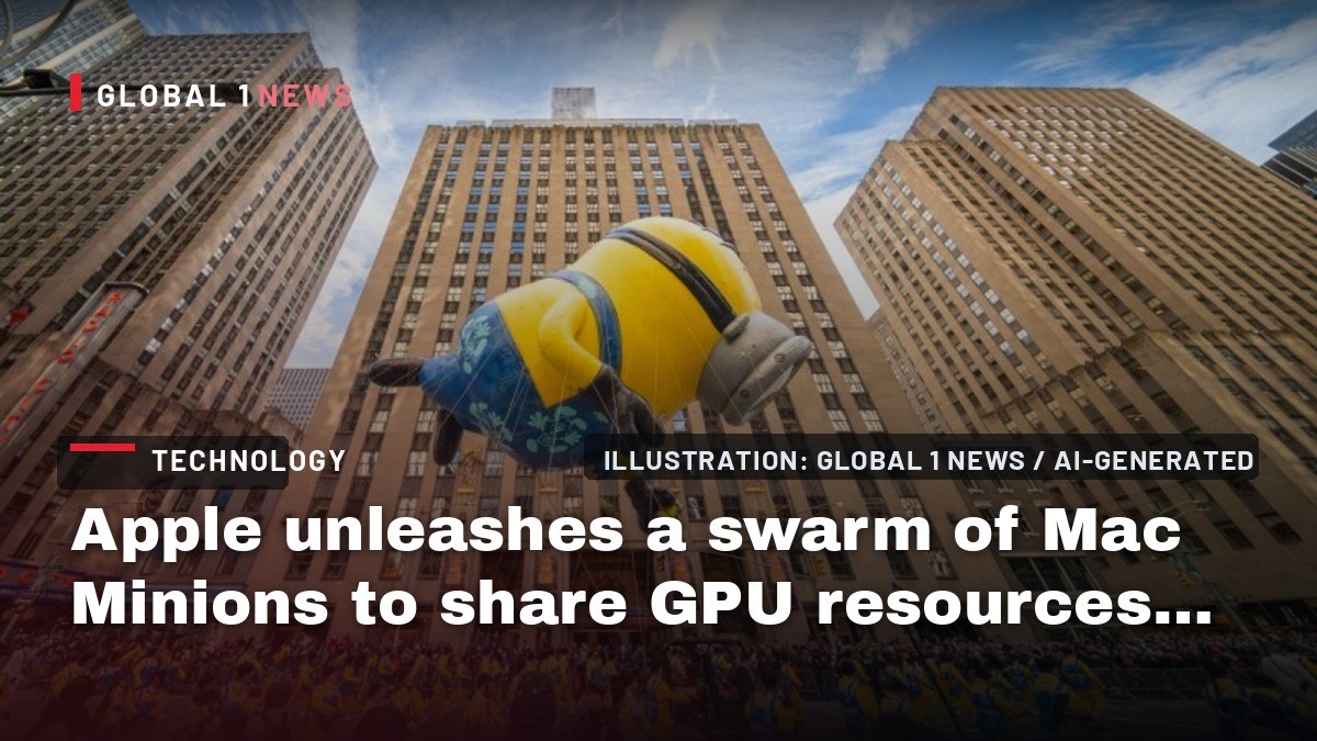 Apple unleashes a swarm of Mac Minions to share GPU resources for large AI tasks