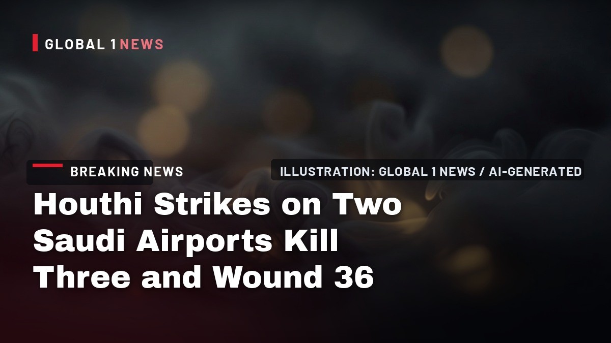 Houthi Strikes on Two Saudi Airports Kill Three and Wound 36