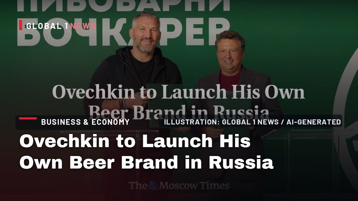Ovechkin to Launch His Own Beer Brand in Russia