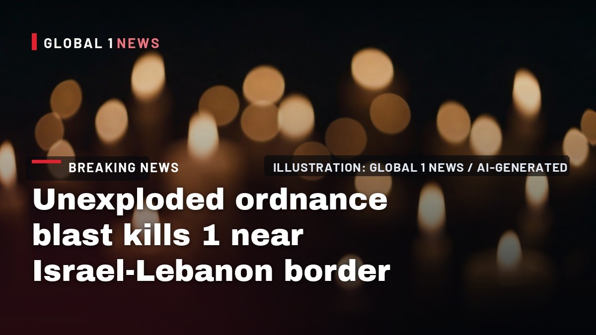 Unexploded ordnance blast kills 1 near Israel-Lebanon border