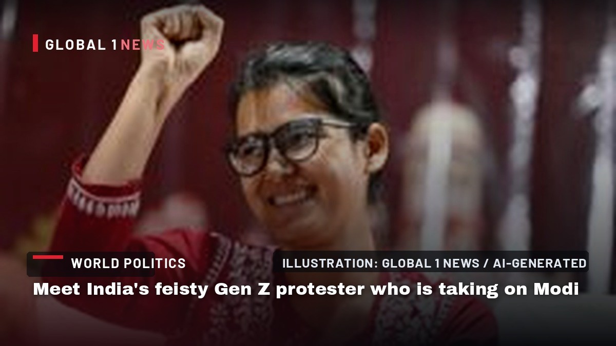 Meet India's feisty Gen Z protester who is taking on Modi