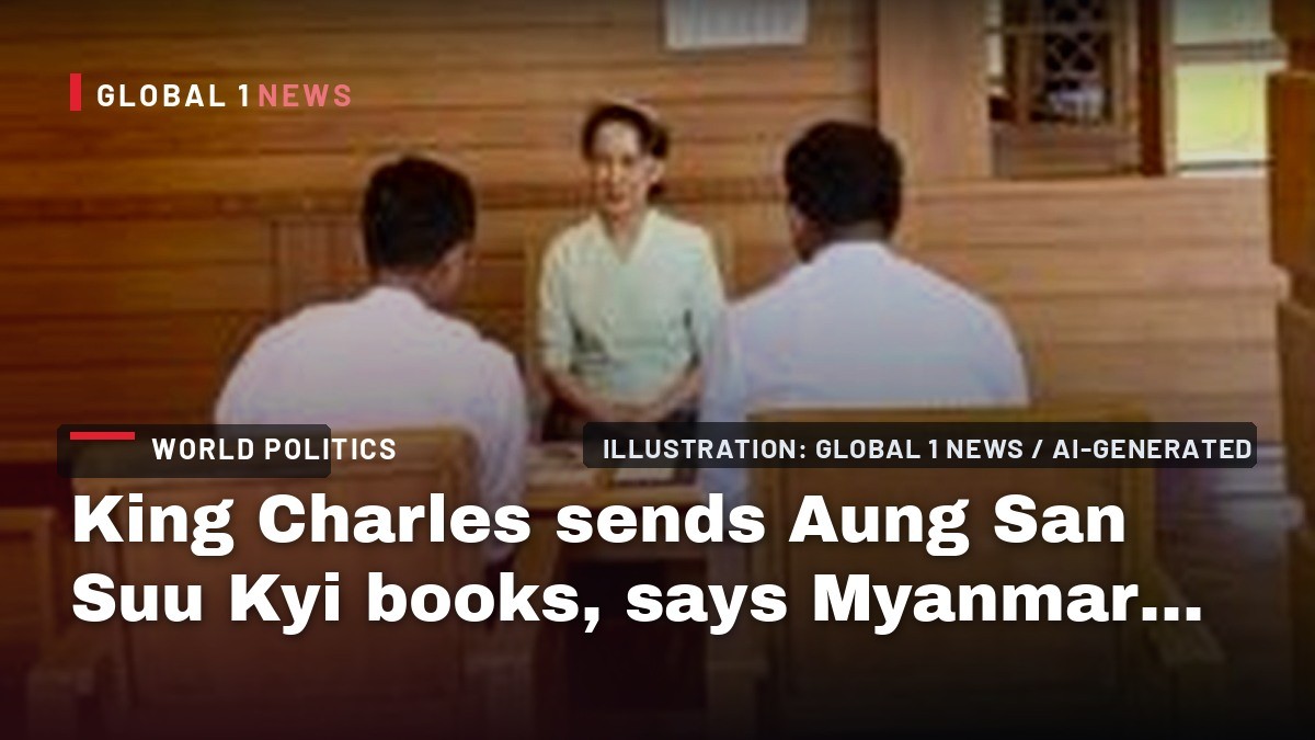 King Charles sends Aung San Suu Kyi books, says Myanmar government