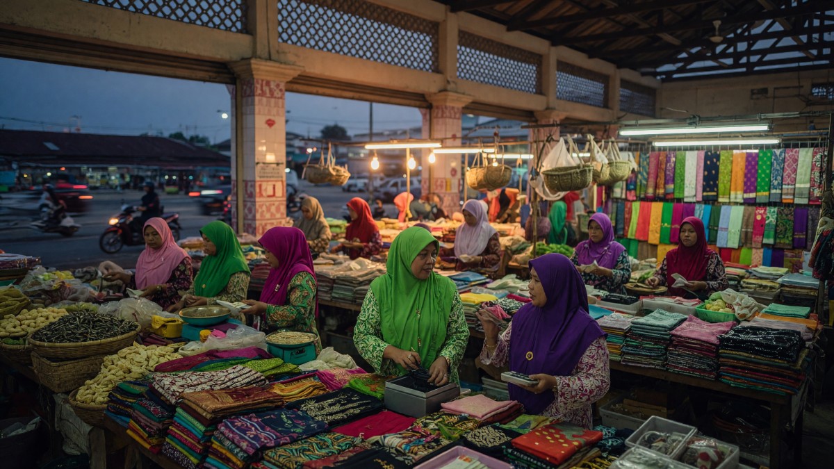 Women Traders Sustain Kelantan’s Iconic Siti Khadijah Market Amid Changing Times