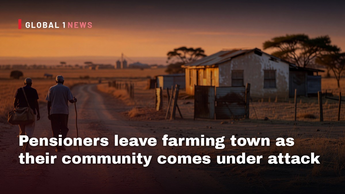 Pensioners leave farming town as their community comes under attack