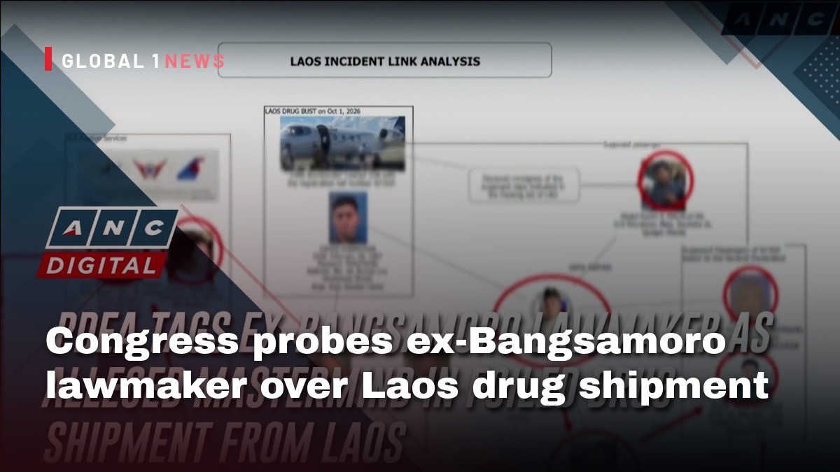Congress probes ex‑Bangsamoro lawmaker over Laos drug shipment