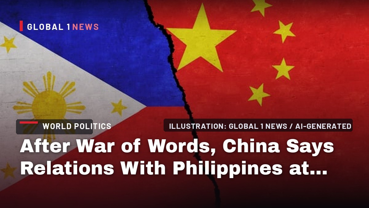After War of Words, China Says Relations With Philippines at ‘Critical Juncture’
