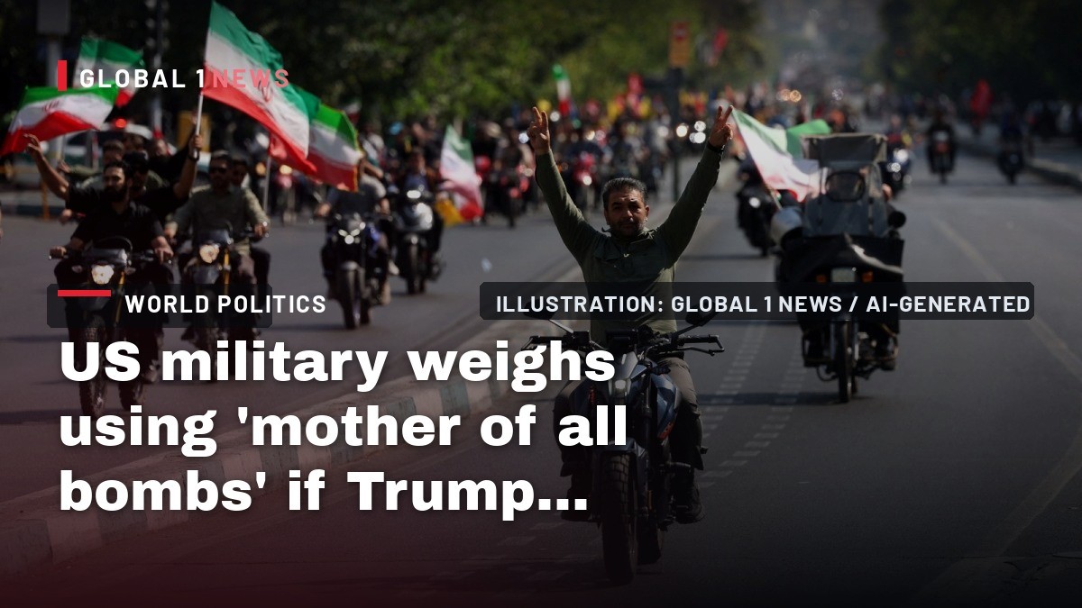 US military weighs using 'mother of all bombs' if Trump resumes war