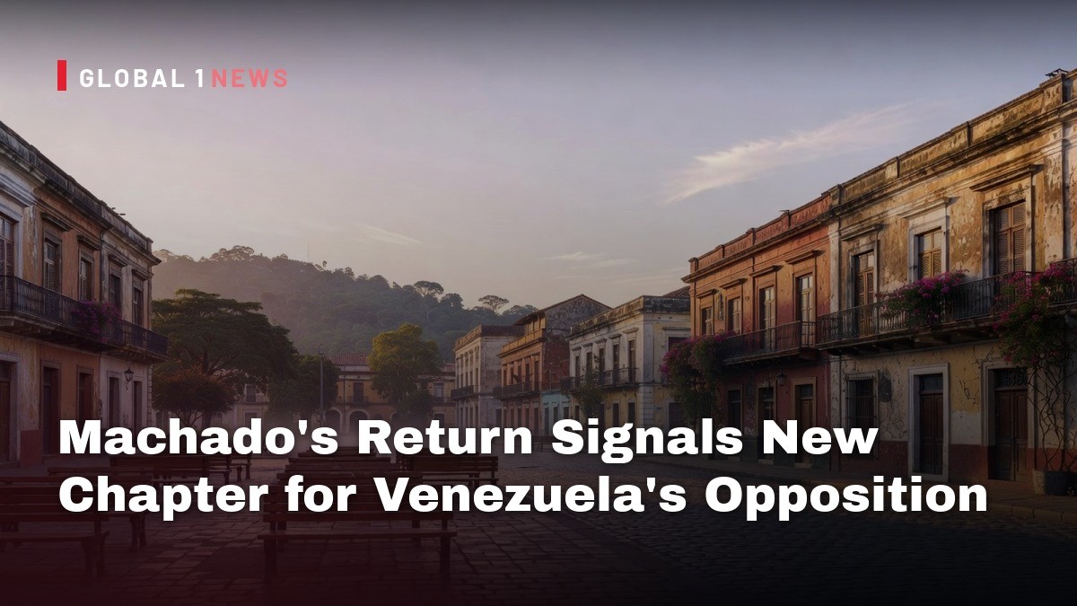 Machado’s Return Signals New Chapter for Venezuela’s Opposition