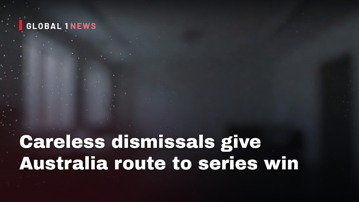 Careless dismissals give Australia route to series win