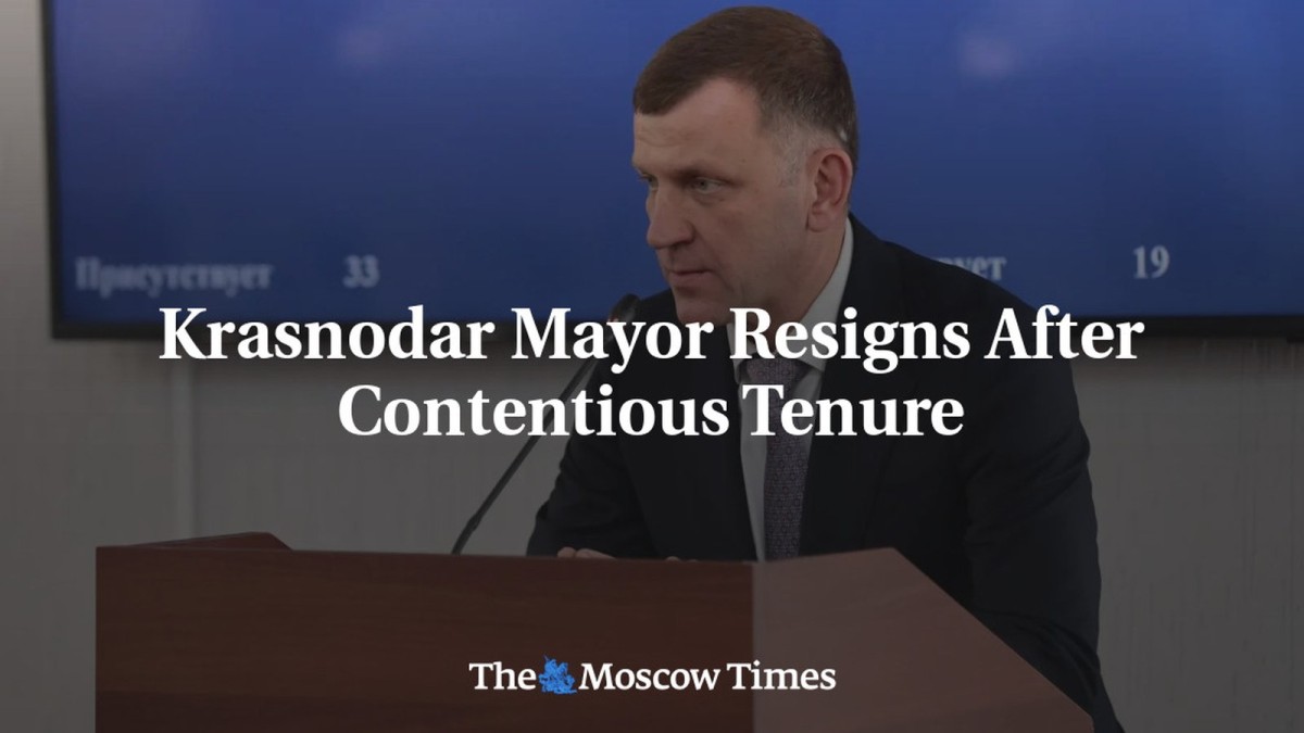Krasnodar Mayor Resigns After Contentious Tenure