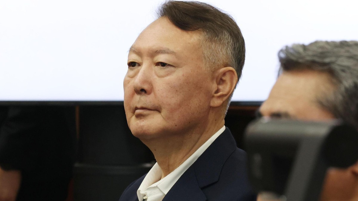 Former President Yoon Suk Yeol attends his trial at the Seoul Central District Court in Seoul on Sept. 26, 2025. Photo: Joint Press Corps via The Korea Times