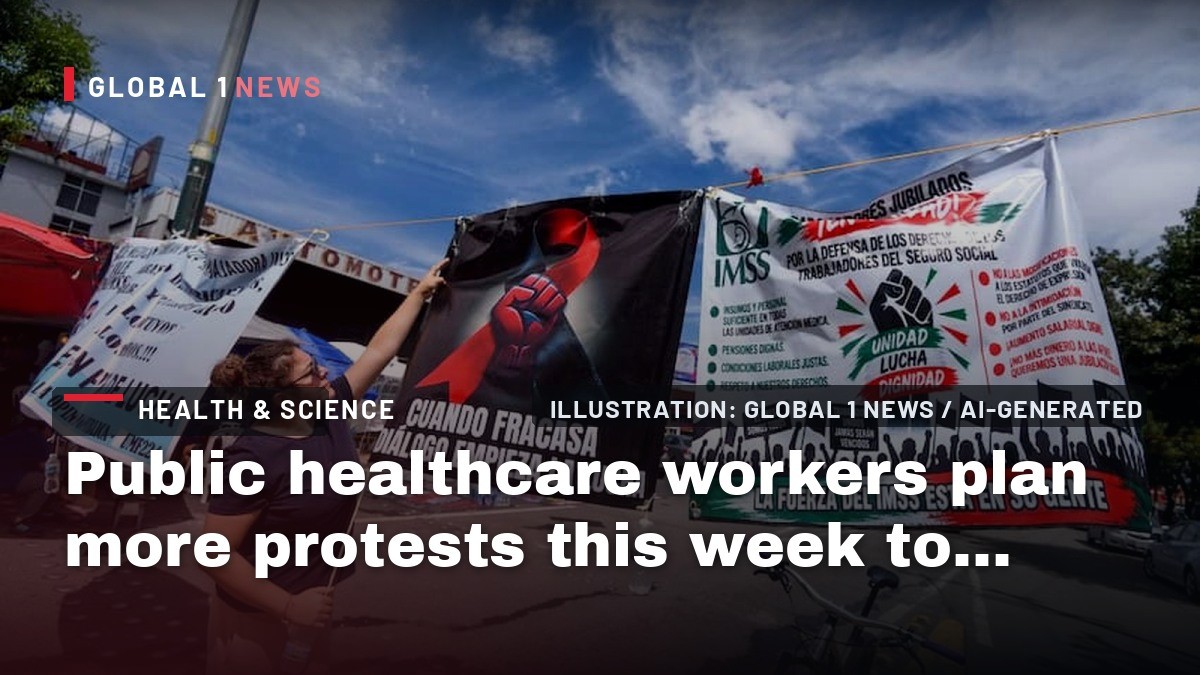 Public healthcare workers plan more protests this week to demand better pay and working conditions