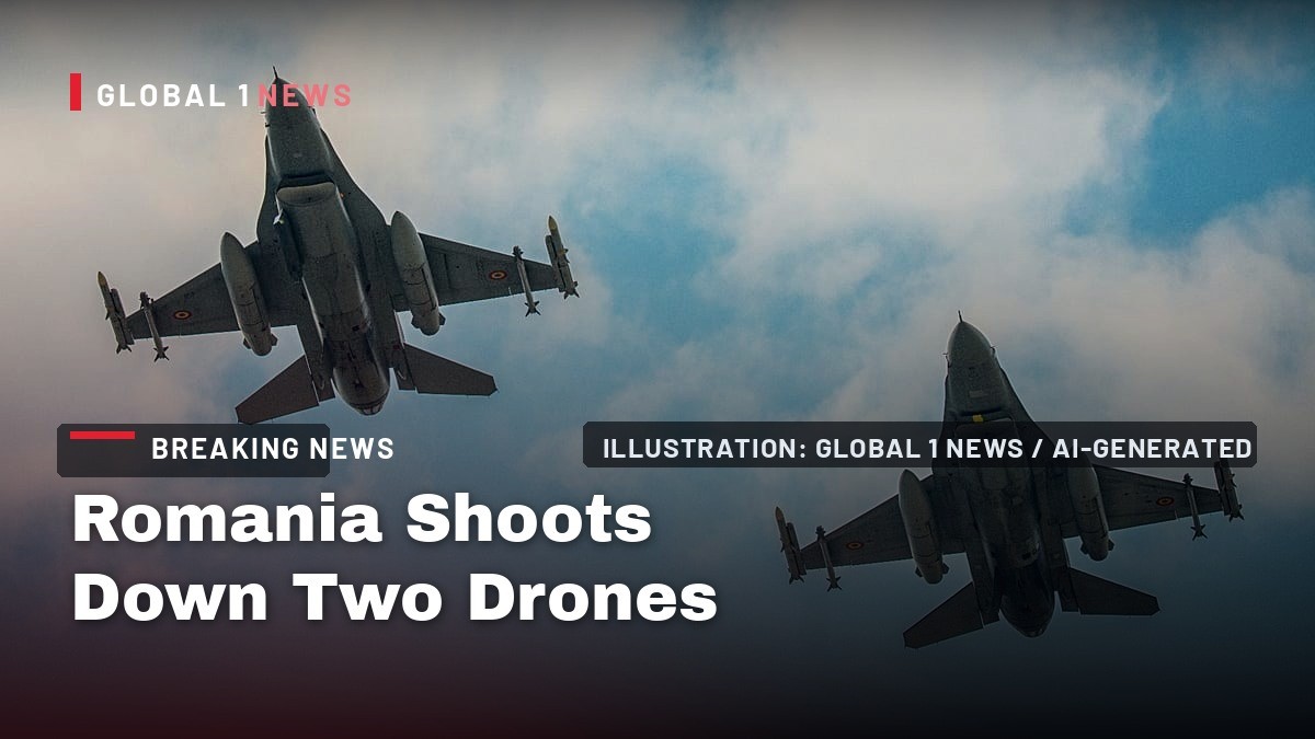Romania Shoots Down Two Drones Over the Black Sea and Points to a New Russian Model