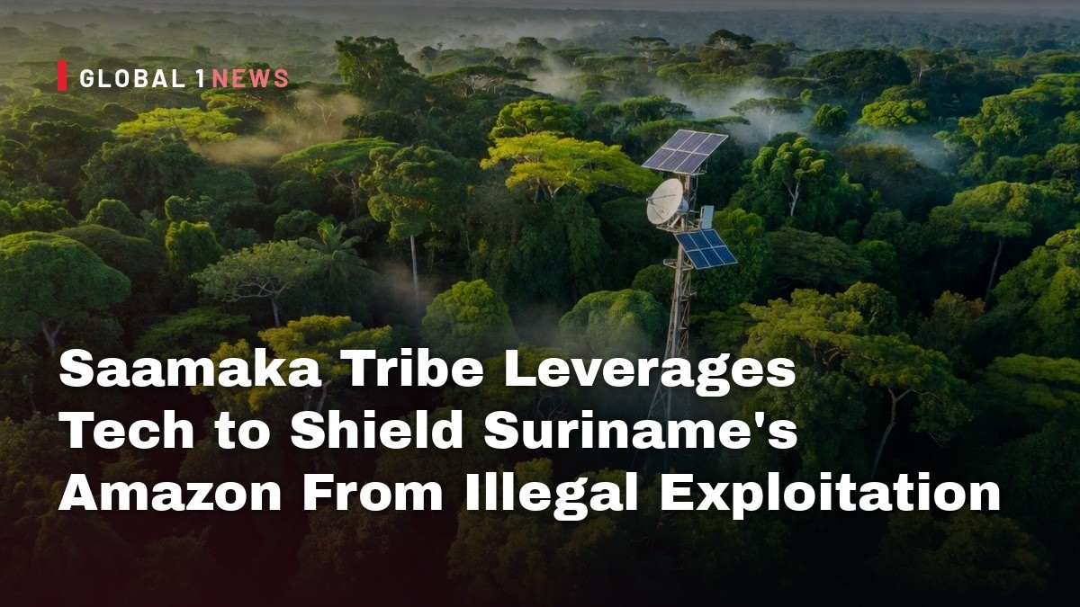 Saamaka Tribe Leverages Tech to Shield Suriname’s Amazon From Illegal Exploitation