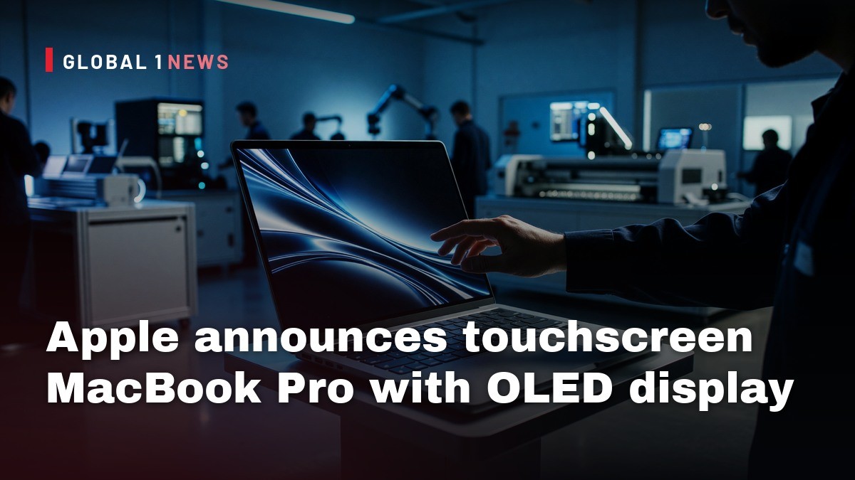 Apple announces touchscreen MacBook Pro with OLED display