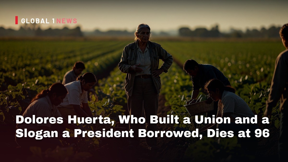 Dolores Huerta, Who Built a Union and a Slogan a President Borrowed, Dies at 96