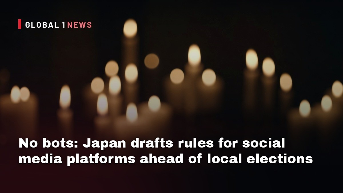 No bots: Japan drafts rules for social media platforms ahead of local elections