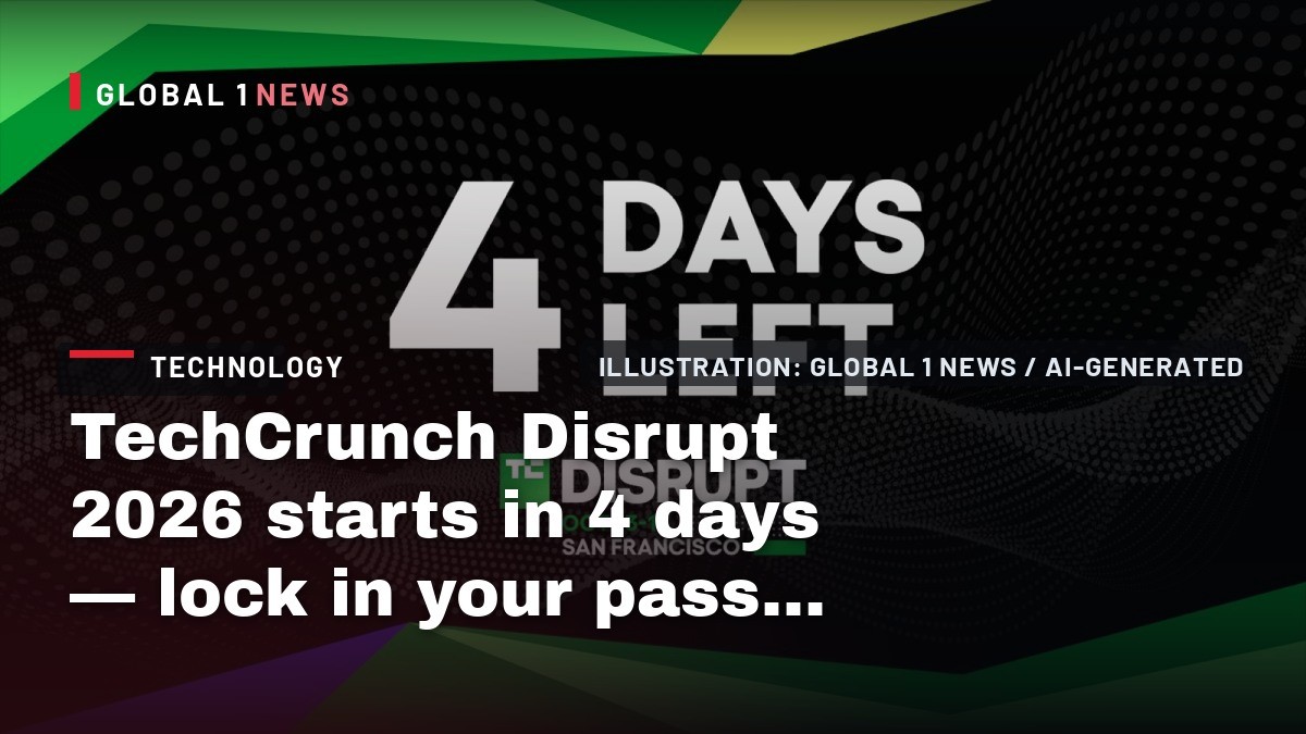 TechCrunch Disrupt 2026 starts in 4 days — lock in your pass savings of up to $100 before prices rise