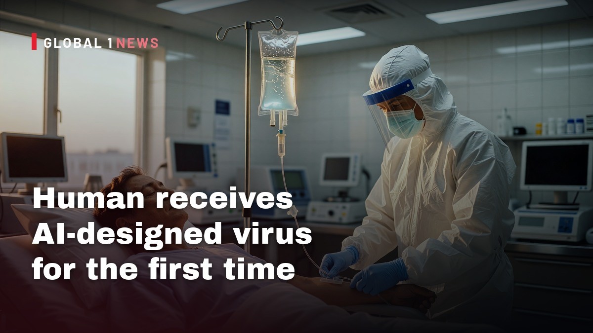 Human receives AI-designed virus for the first time