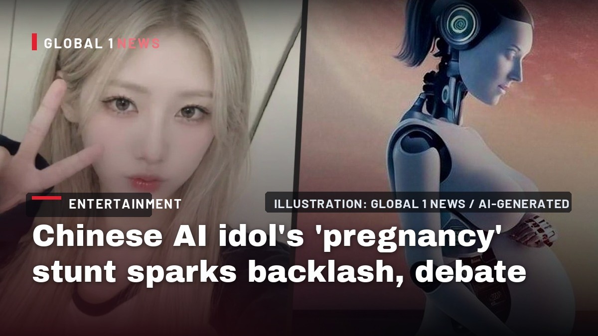 Chinese AI idol’s ‘pregnancy’ stunt sparks backlash, debate over digital boundaries