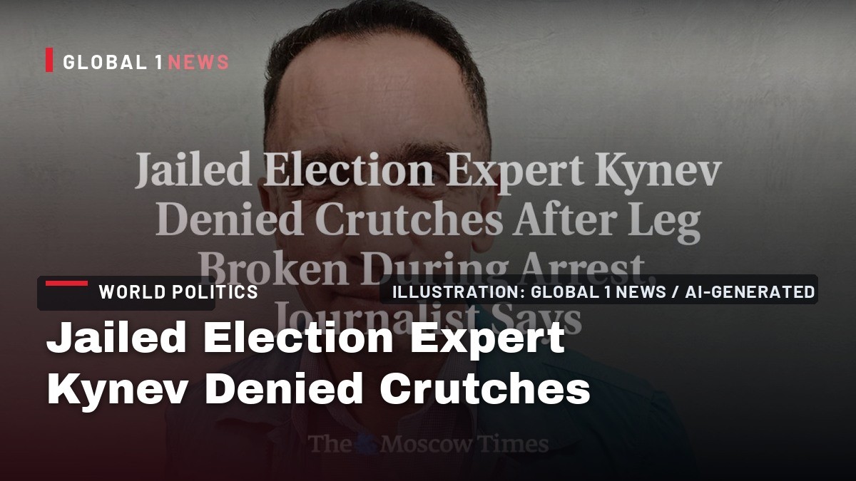 Jailed Election Expert Kynev Denied Crutches After Leg Broken During Arrest, Journalist Says