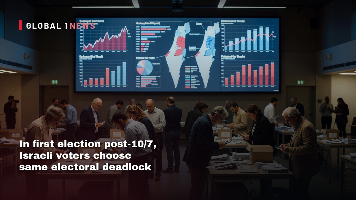 In first election post-10/7, Israeli voters choose same electoral deadlock