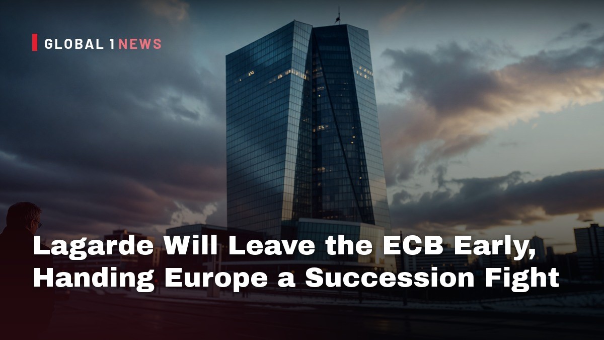 Lagarde Will Leave the ECB Early, Handing Europe a Succession Fight Before France Votes