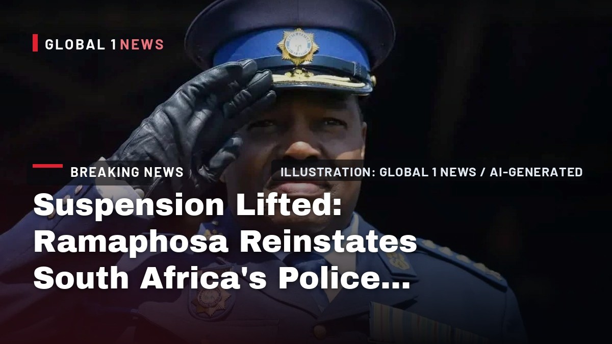 Suspension Lifted: Ramaphosa Reinstates South Africa's Police Chief Masemola