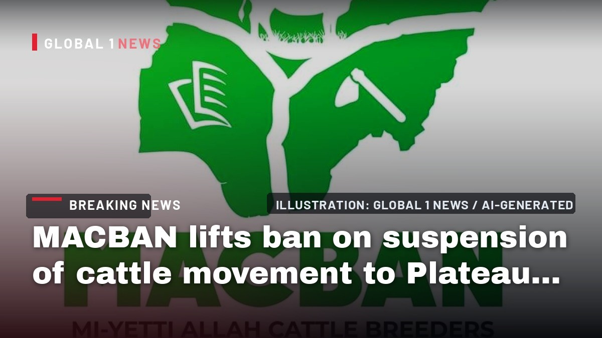 MACBAN lifts ban on suspension of cattle movement to Plateau market