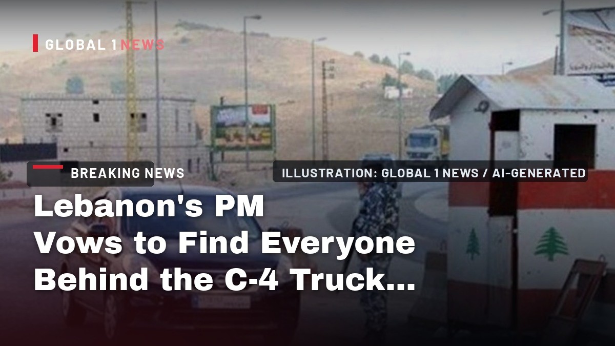 Lebanon's PM Vows to Find Everyone Behind the C-4 Truck Stopped Short of Beirut