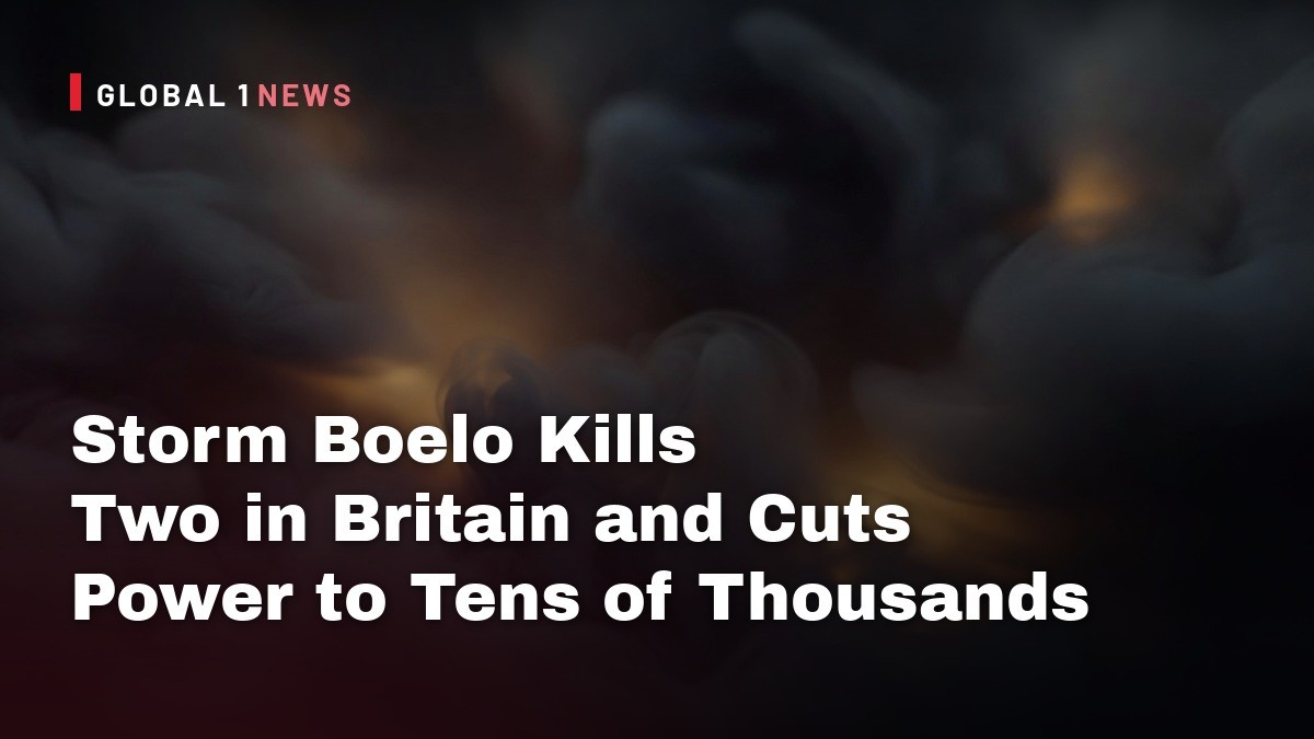 Storm Boelo Kills Two in Britain and Cuts Power to Tens of Thousands