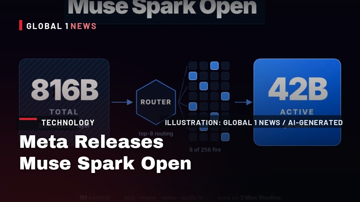 Meta Releases Muse Spark Open: 816B Open-Weight MoE With 1M Context