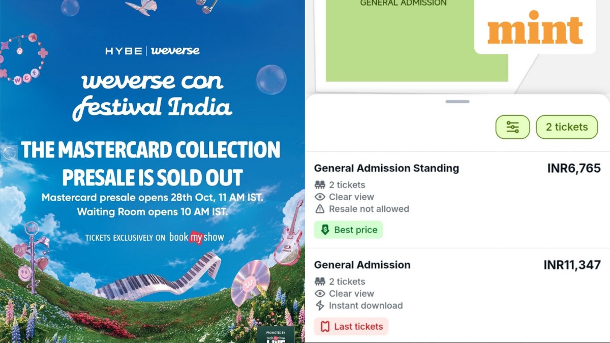 Weverse Con Festival India pre-sale sells out in minutes as fans react to ticket availability and booking process